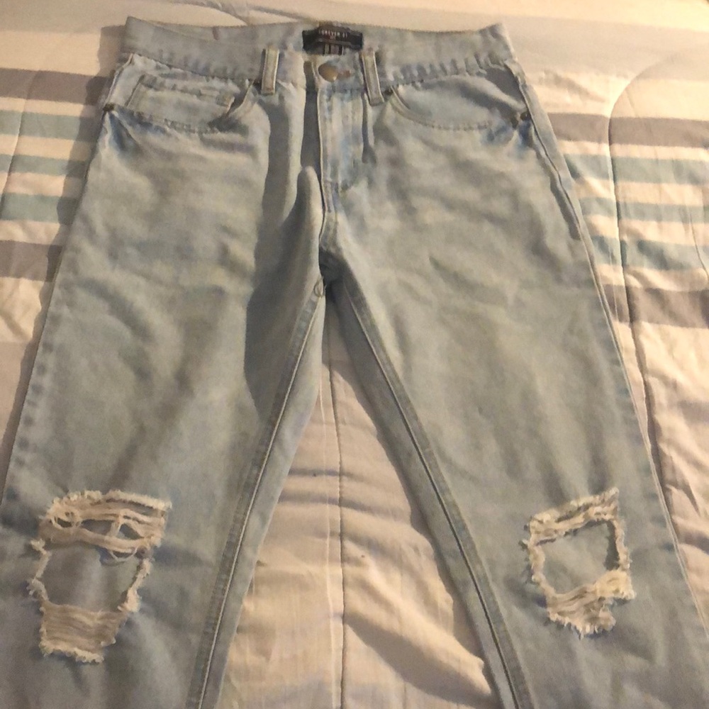 Men Forever 21 slim straight denim